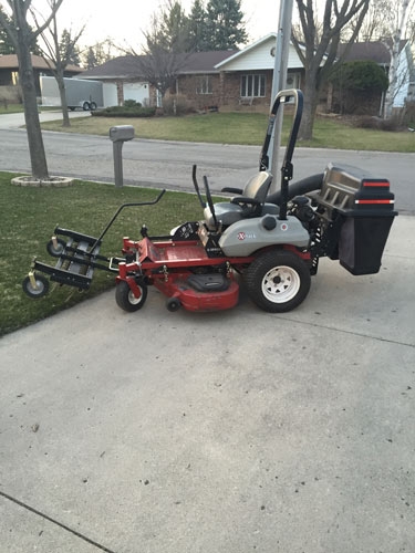 Lawn Mower With Bag Attachment